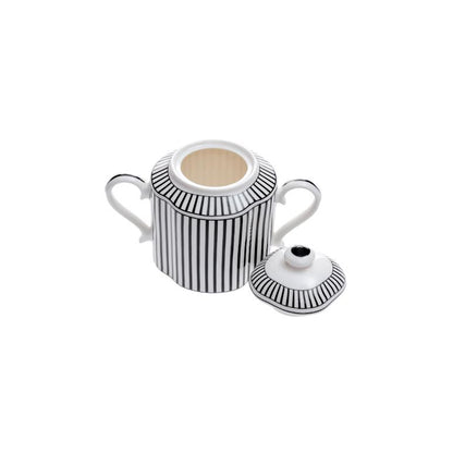 Jenna Clifford Ivory Noir Sugar Pot Black & White