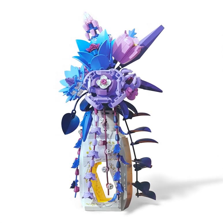 Wange Floral Ode of Light 820 Piece Building Block Set