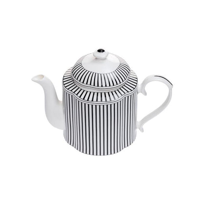Jenna Clifford Ivory Noir Teapot Black & White
