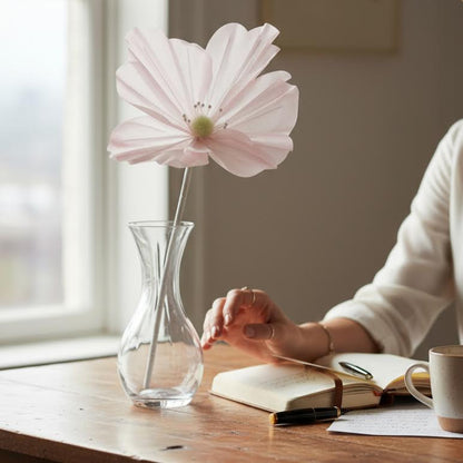 Vermillion Bead Design Cotton Flower Pink