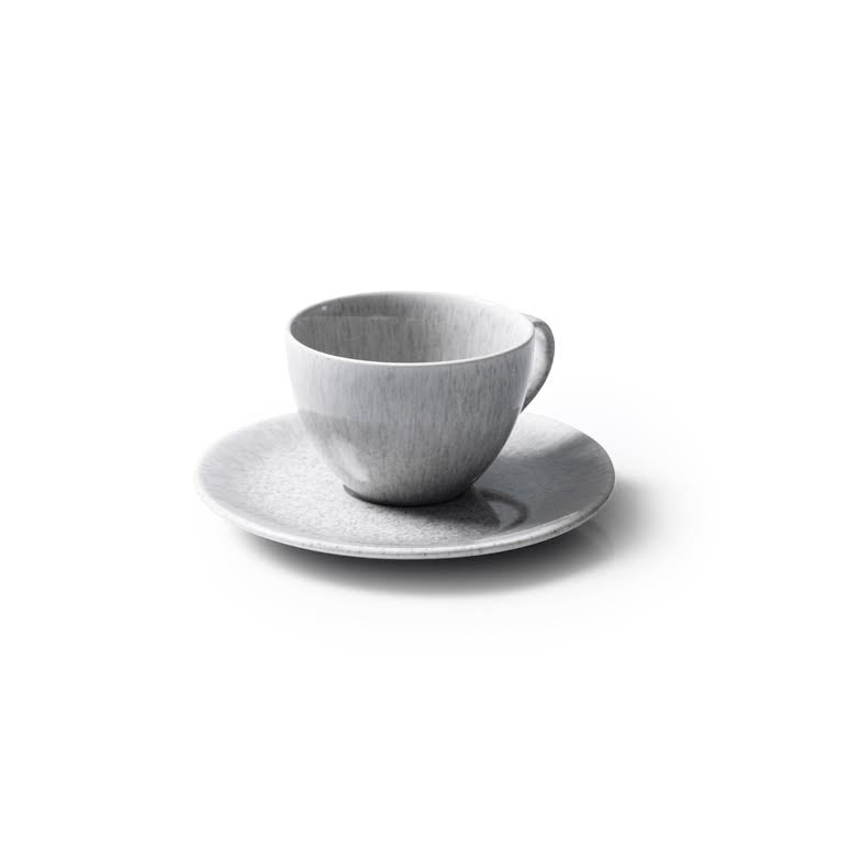 JAN Ashes & Olive Cup & Saucer Set Grey