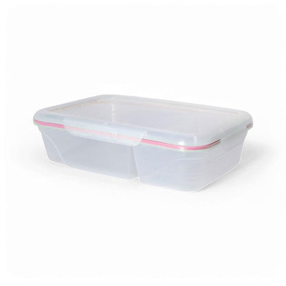 Otima 1.9Lt Flip-Top Division Lunch Box Clear