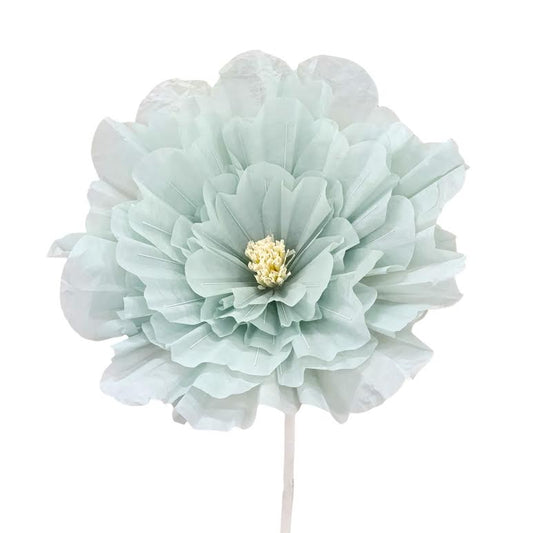 Vermillion Cotton Flower Green