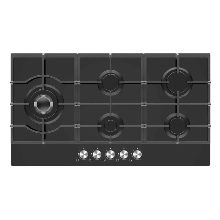 Midea 90cm Glass Hob Black