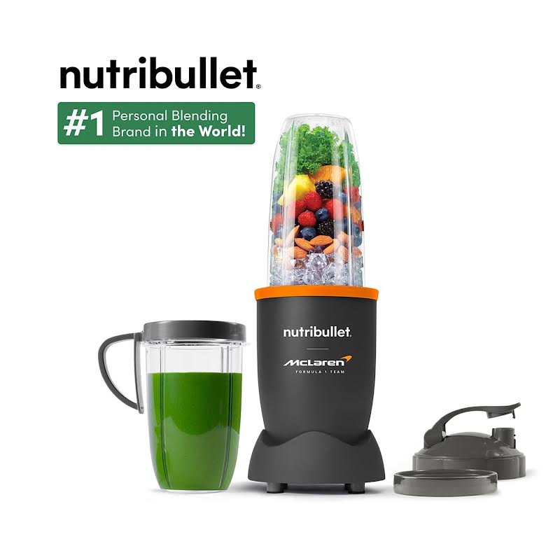 Nutribullet x McLaren 900 Series Blender Grey with Papaya Trimming