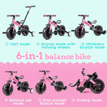 Toddler Balance Bicycle Pink