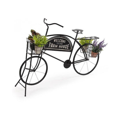 Bicycle Design Planter Black