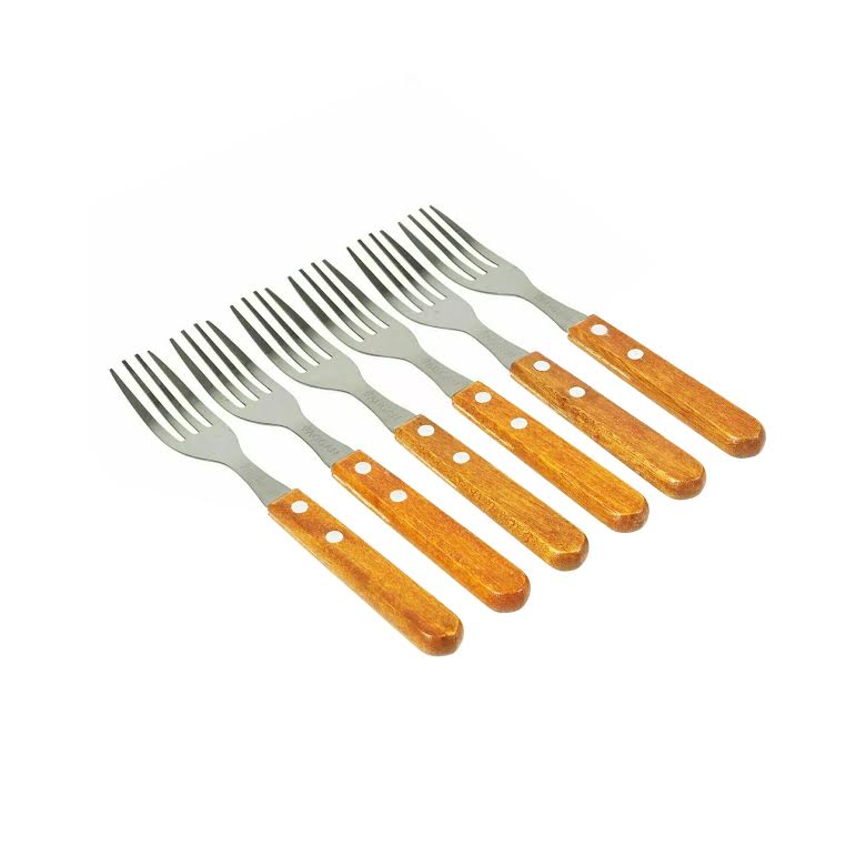 Kitchen Life 6 Piece Fork Set Silver