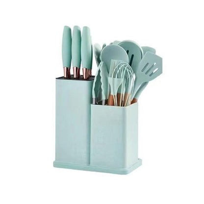 19 Piece Kitchen Utensil Set Teal