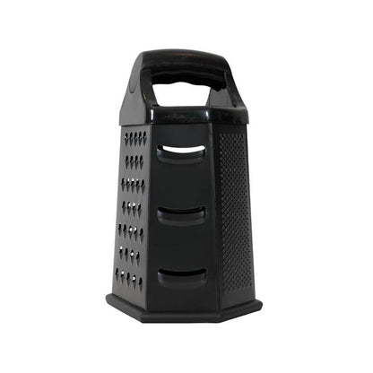 Kitchen Life 6 Sided Grater Black