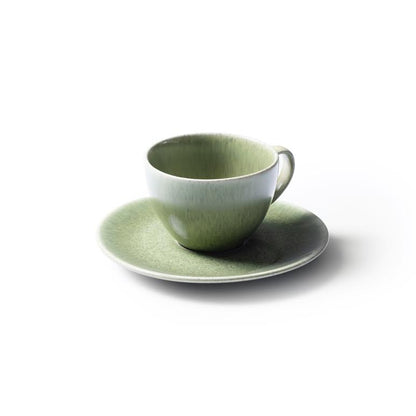 JAN Ashes & Olive Cup & Saucer Set Green