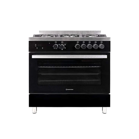 Bennett Read Crystal 90cm Gas/Electric Stove Black