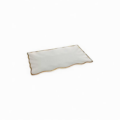 36.5 x 21cm Rectangular Platter White