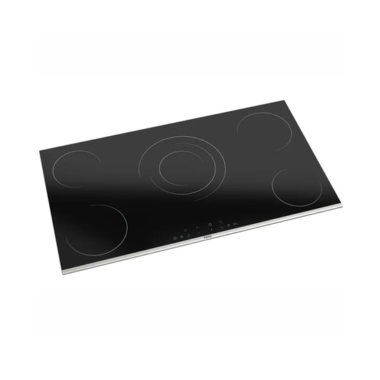 Ferre 90cm Vitroceramic 5 Plate Electric Hob Black