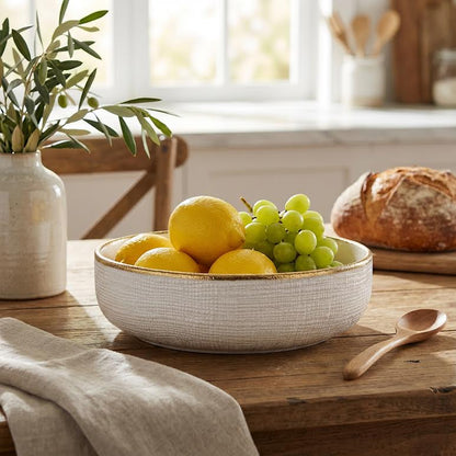 22 x 22cm Cereal Bowl White