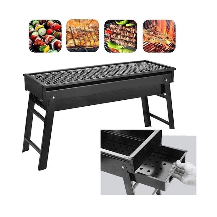 CH Foldable Braai Stand Black