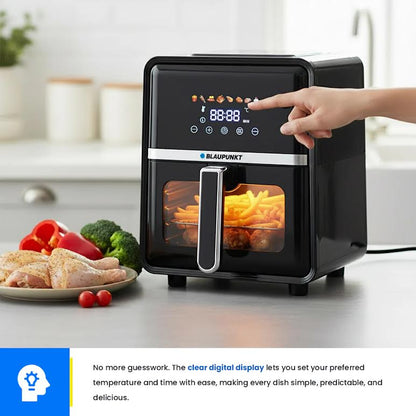 Blaupunkt 5L Digital Air Fryer Black