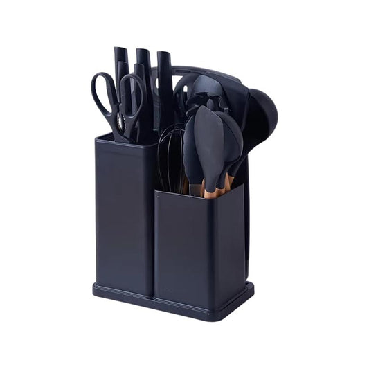19 Piece Kitchen Utensil Set Black