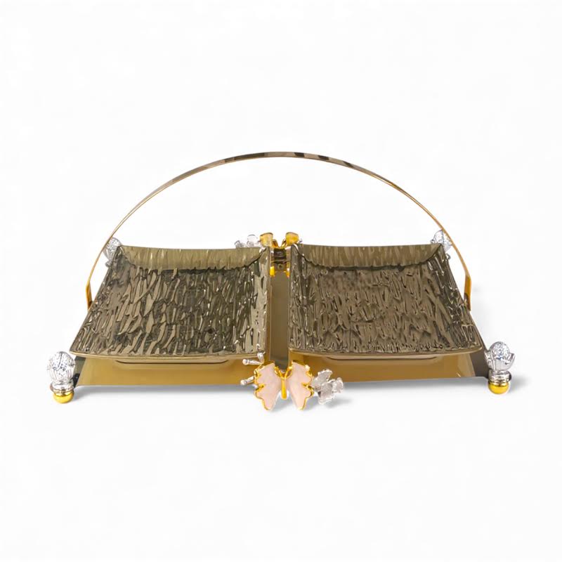 2 Piece Tray Gold