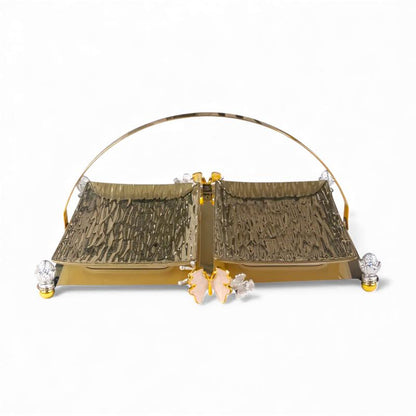 2 Piece Tray Gold