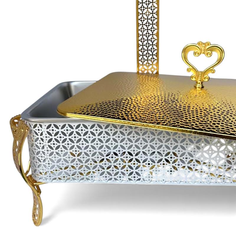 5.5Lt Chafing Dish Silver & Gold