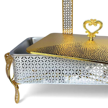 5.5Lt Chafing Dish Silver & Gold