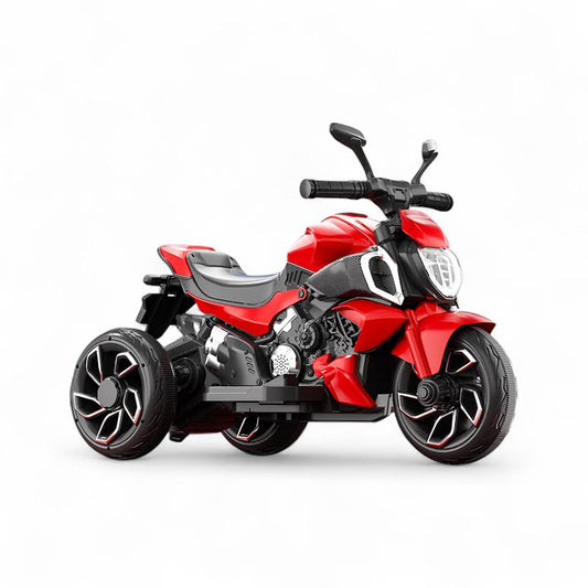 Kids Ride On Tricycle Black & Red