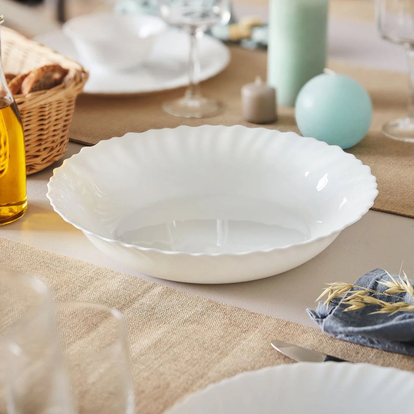 Luminarc Feston 27cm Plate White