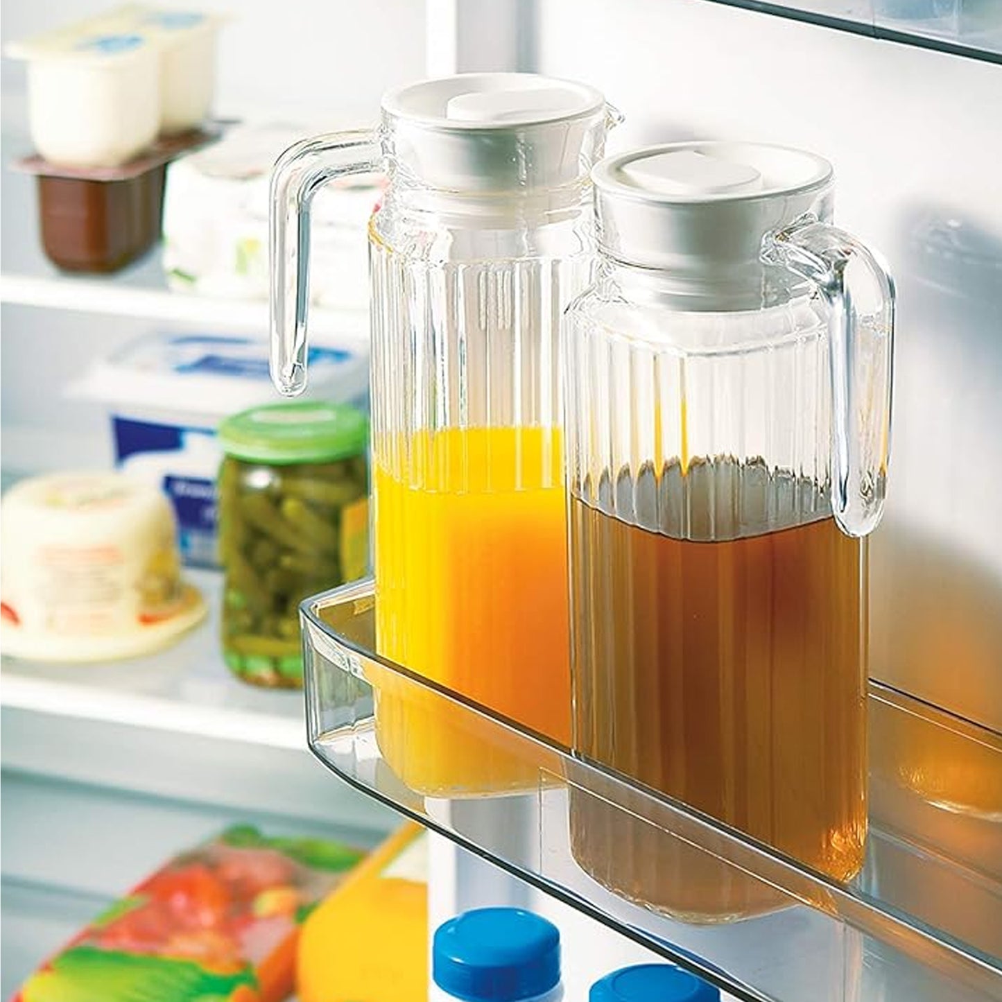 Luminarc Quadro 1.3Lt Jug with Lid Clear