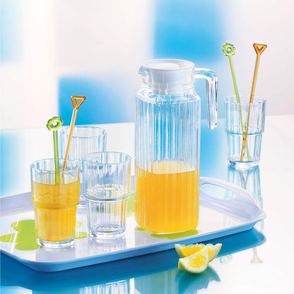 Luminarc Quadro 1.3Lt Jug with Lid Clear