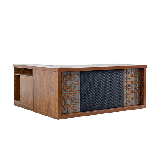 Exotic Designs Office Desk Walnut