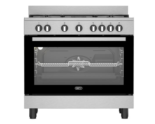 Defy 90cm Freestanding Gas Cooker Inox