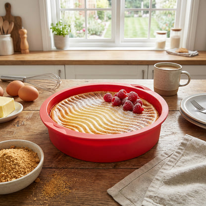 Perilla Silicone Cheesecake Mould Red
