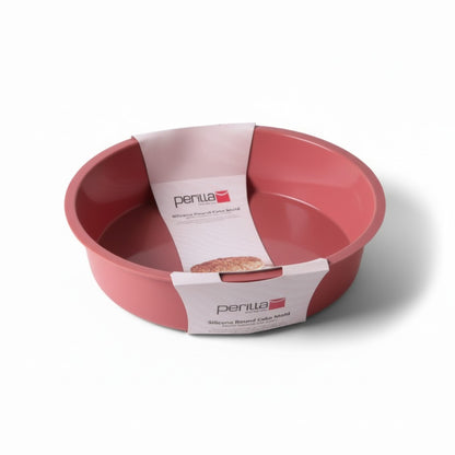 Perilla Silicone Round Cake Mould Red