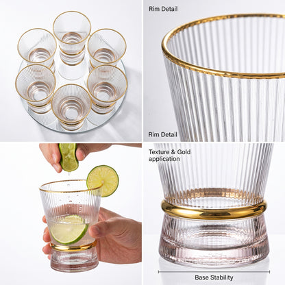 6 Piece Tumbler Set Clear