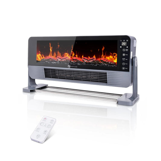 Condere Fireplace Heater Black