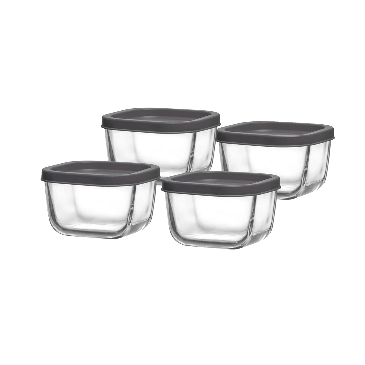 Pasabahce 4 Piece Container Set Clear