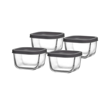 Pasabahce 4 Piece Container Set Clear