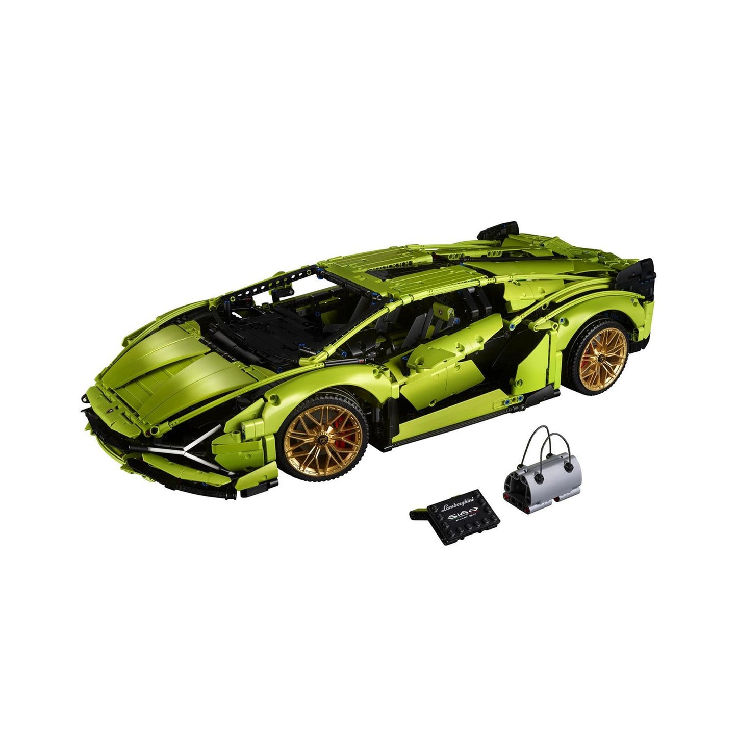 Car 3696 Piece Building Block Set Green