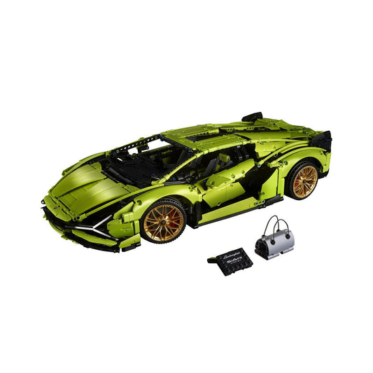 Car 3696 Piece Building Block Set Green