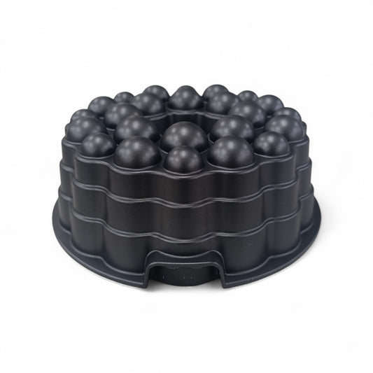 Leydi Round Bubble Cake Mould Black