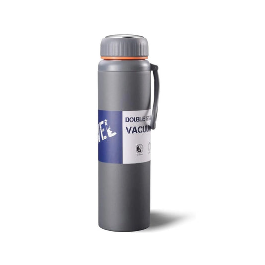 Kitchen Life Insulated Stainless Steel Sports Fitness Portable Water Bottle Grey