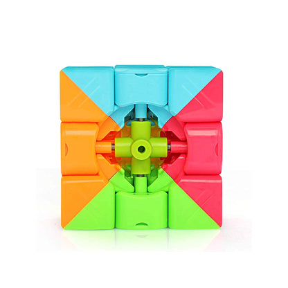 Solvable Cube Ottoman Multicoloured