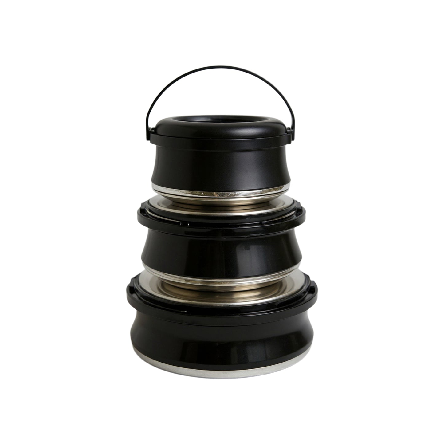 4 Piece Hot Pot Set Black