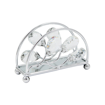Rounded Napkin Holder Silver