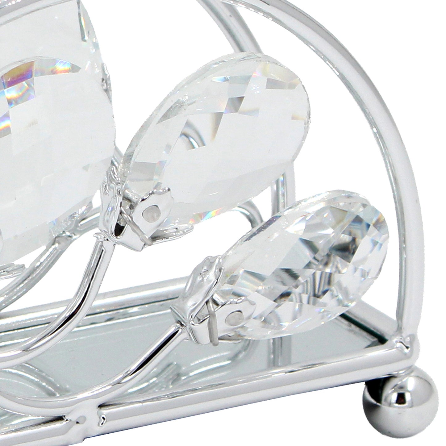 Rounded Napkin Holder Silver