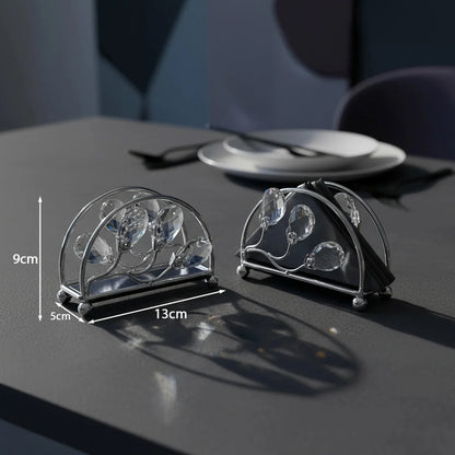 Rounded Napkin Holder Silver
