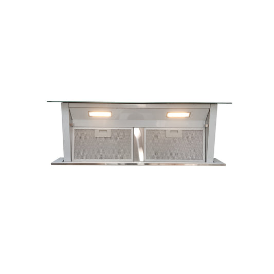 Totai 90cm Eclipse Downdraft Cookerhood Silver