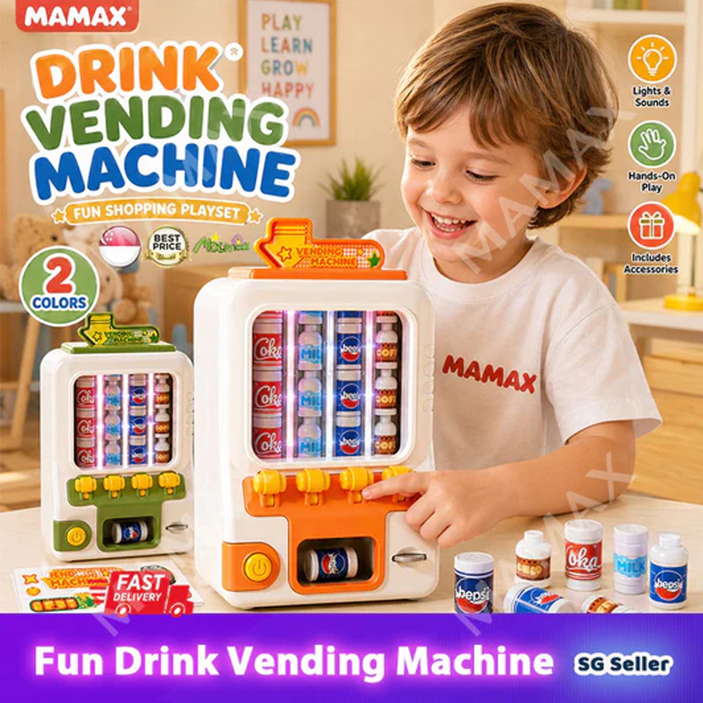Toy Vending Machine Green