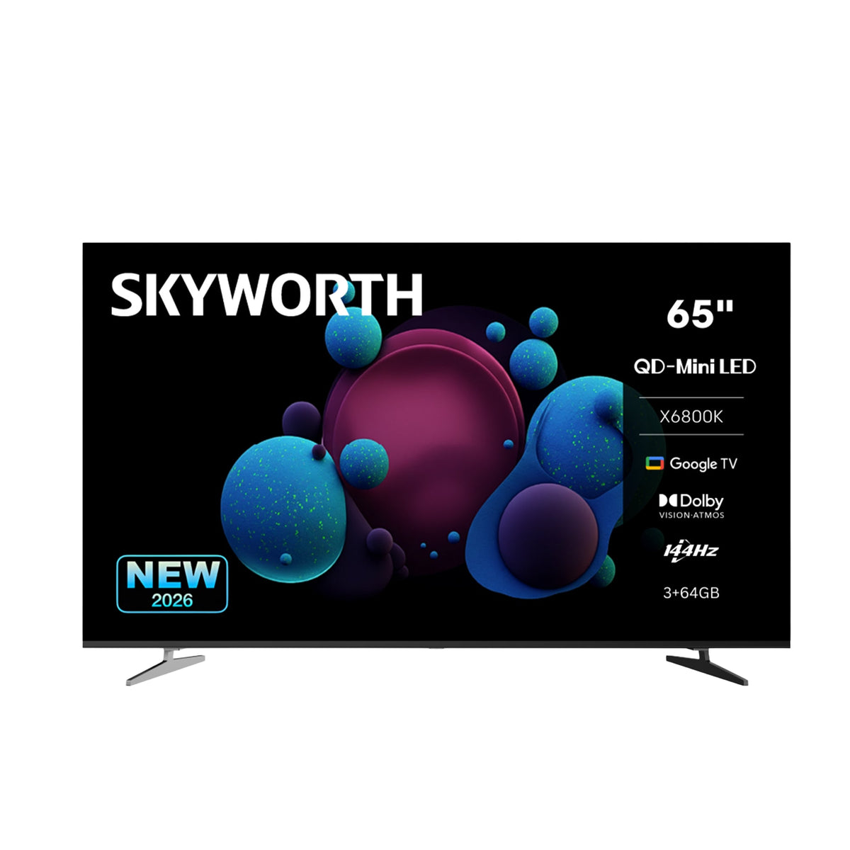 Skyworth 65 inch QD Mini LED Google TV 65X6800K
